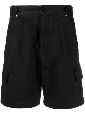 Pamučne kratke hlače kargo Isabel Marant crna