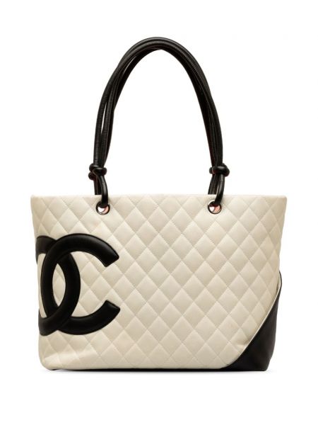 Shopper handtasche Chanel Pre-owned weiß