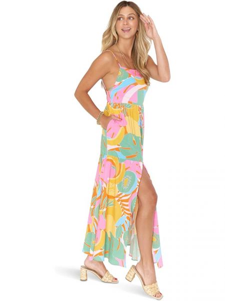 Длинное платье с тропическим принтом Show Me Your Mumu