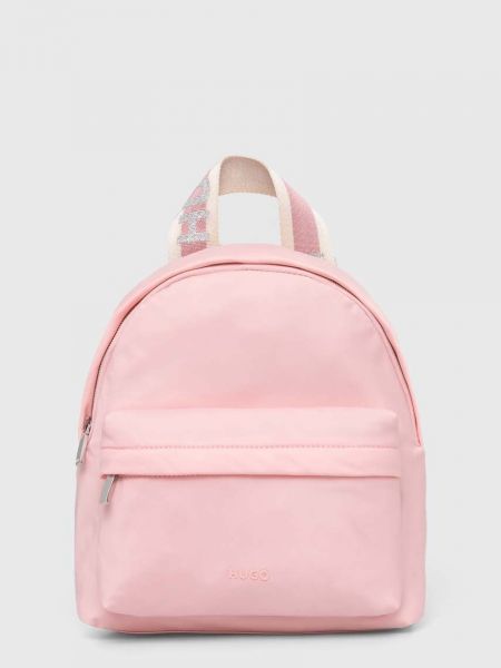 Розовый однотонный рюкзак Hugo