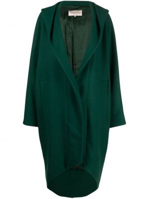 Manteau à boutons à capuche Alexandre Vauthier vert