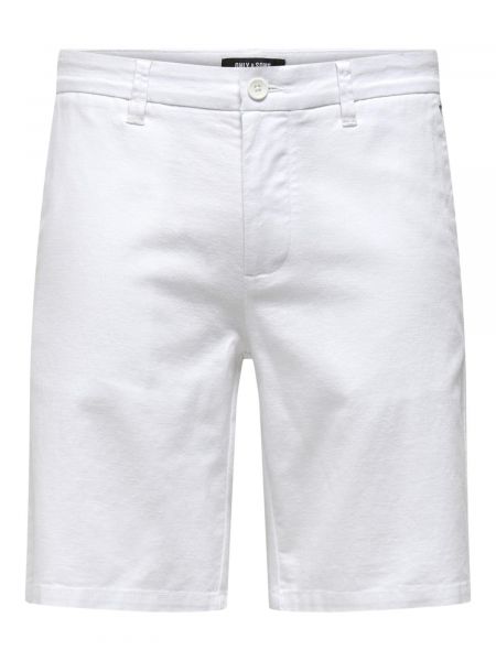 Hlače chino Only & Sons bela
