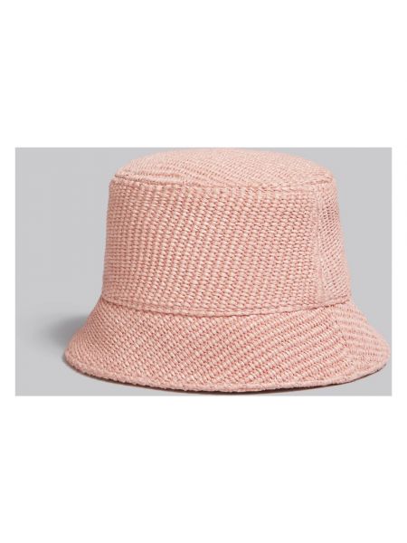 Haftowana czapka Marni różowa