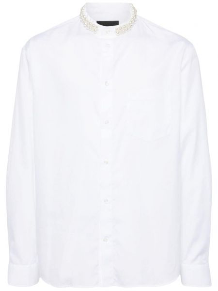 Chemise à paillettes Simone Rocha blanc
