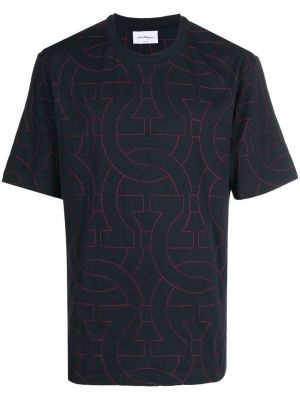 T-shirt Ferragamo blå