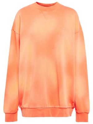 Oversize sweatshirt aus baumwoll The Upside orange