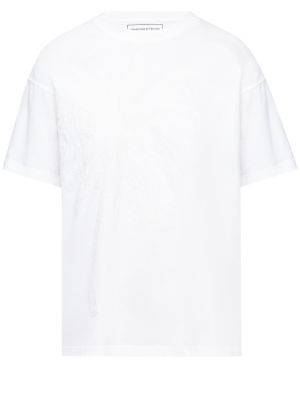 Белая футболка Ermanno Scervino