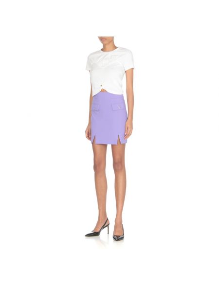 Mini falda Elisabetta Franchi violeta