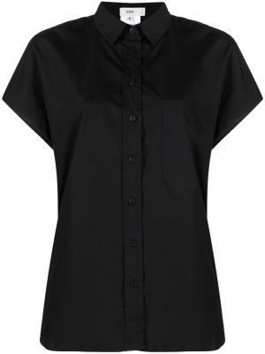 Памучна риза с копчета Closed черно
