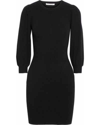 Černé podzimní mini šaty Autumn Cashmere