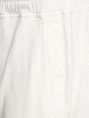 Pantalones con cordones de algodón Rick Owens Drkshdw blanco