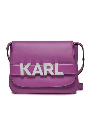 Taška přes rameno Karl Lagerfeld růžová