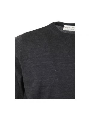 Jersey de lana de lana merino de tela jersey Filippo De Laurentiis negro