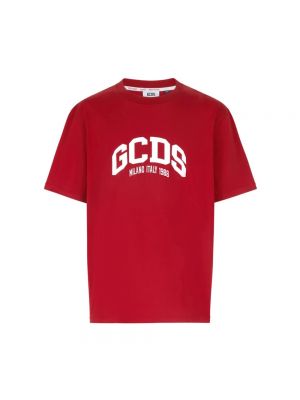 Koszulka z krótkim rękawem Gcds czerwona