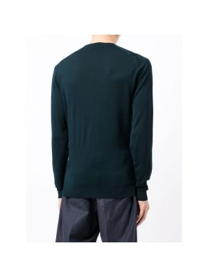 Jersey de lana de tela jersey John Smedley verde