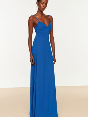 Вечернее платье Trendyol синее