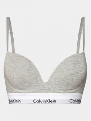 Push-up podprsenka Calvin Klein Underwear šedá