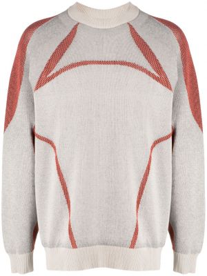 Памучен пуловер с принт Saul Nash