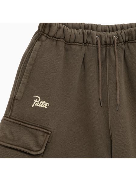 Pantalones cortos cargo de algodón Patta marrón