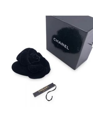 Broszka Chanel Vintage czarna
