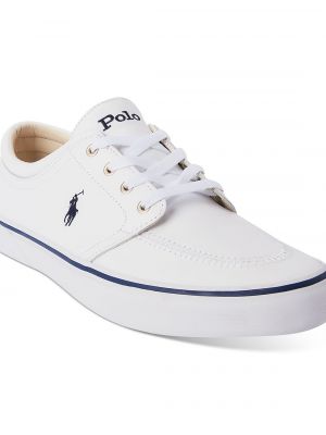 Кожаные кроссовки Polo Ralph Lauren белые