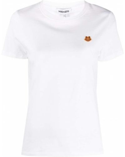 Džerzej bavlnené tričko Kenzo biela