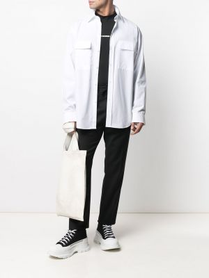 Camiseta de manga larga manga larga Jil Sander negro