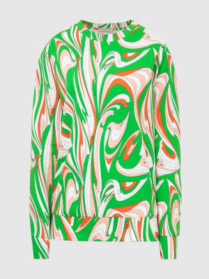 Світшоти з принтом Emilio Pucci, зелений