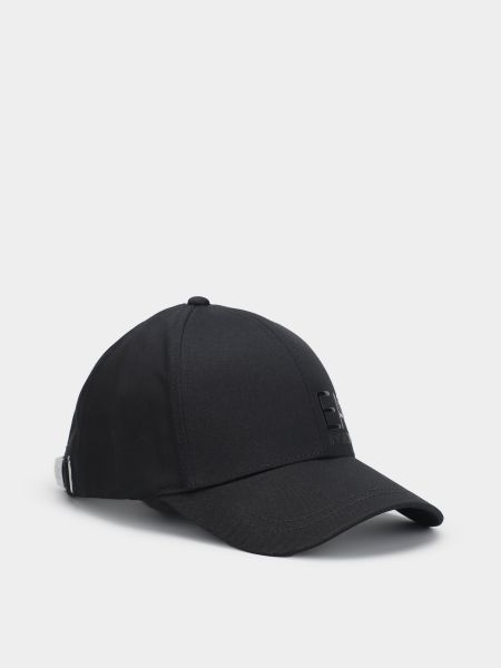 Хлопковая кепка Ea7 черная