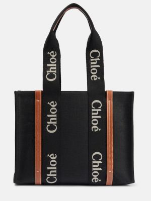 Λινή τσάντα shopper Chloã©