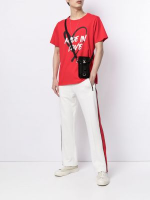 Camiseta con estampado Ports V rojo