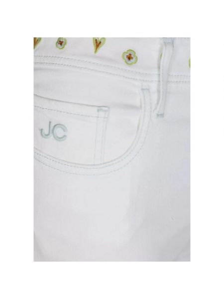 Pantalones elegantes Jacob Cohen blanco