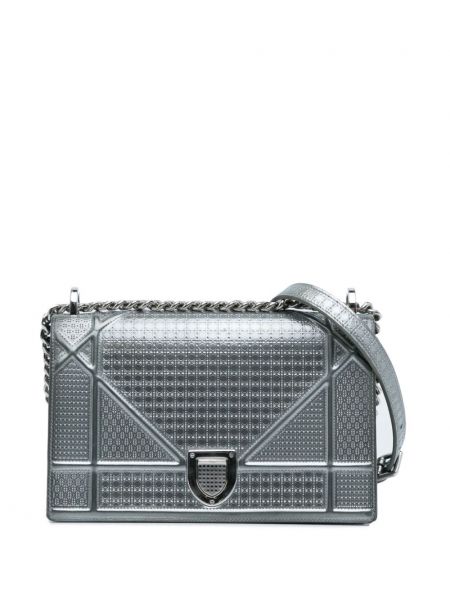 Чанта през рамо Christian Dior Pre-owned сребристо