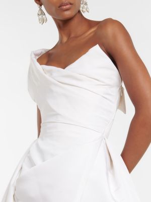 Копринена макси рокля Vivienne Westwood бяло