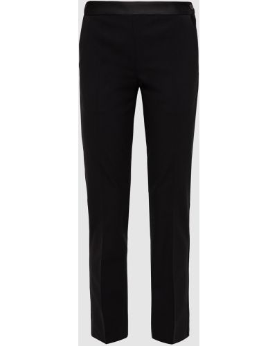 Вовняні брюки Victoria Beckham, чорні
