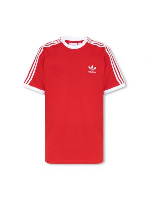 Chemise à rayures Adidas Originals rouge