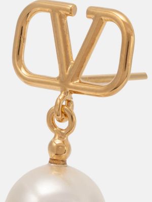 Ohrring mit perlen Valentino gold