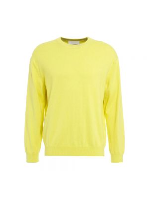 Dzianinowy sweter z wysokim kołnierzem Closed żółty