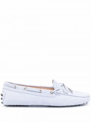 Ruskind snøre loafers med blonder Tod's blå