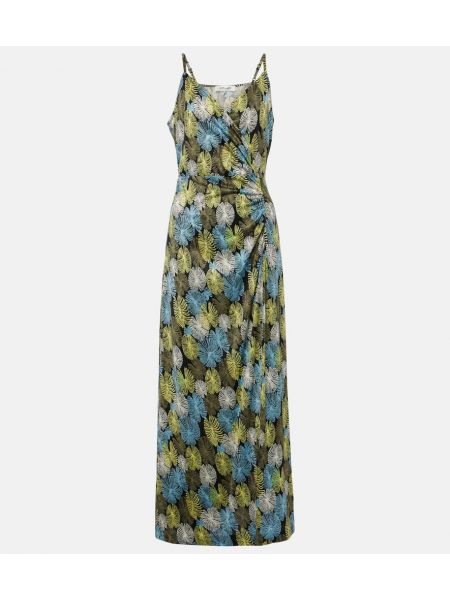 Макси рокля с принт от джърси Diane Von Furstenberg