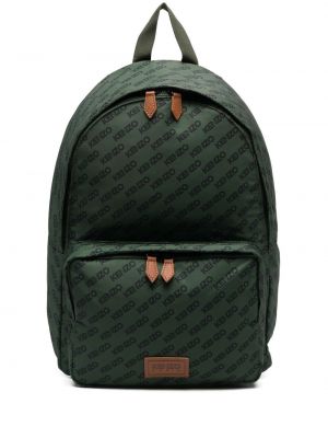 Zelený batoh s potiskem Kenzo
