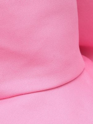 Βαμβακερός σκούφος Miu Miu ροζ