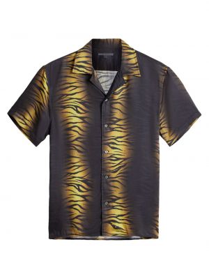 Рубашка с принтом зебра John Varvatos