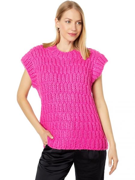 Розовый свитер чанки English Factory