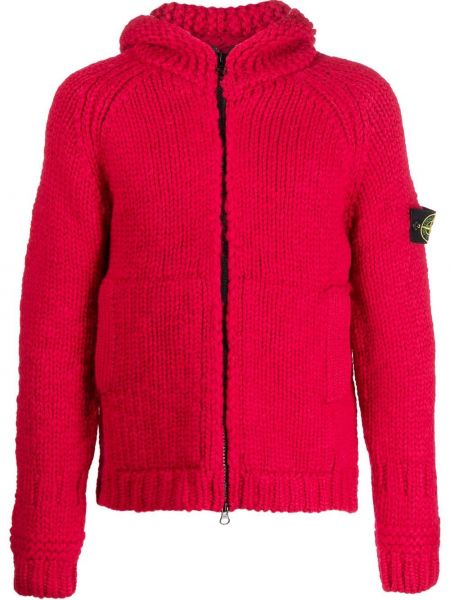 Zip hettegenser Stone Island rød