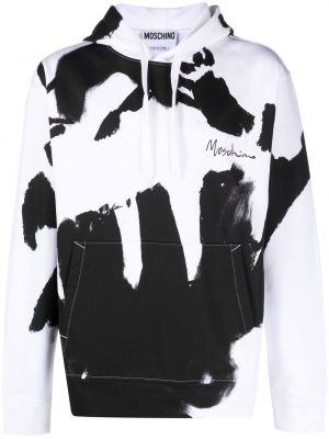 Hoodie Moschino vit