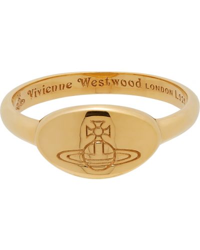Złoty pierścionek Vivienne Westwood