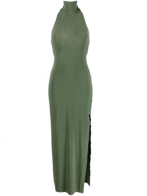 Макси рокля без ръкави Norma Kamali зелено
