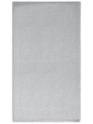 Kašmírový šál Brunello Cucinelli šedý