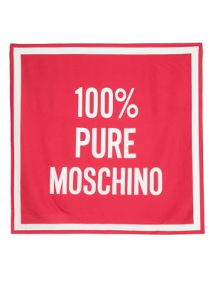 Echarpe en soie en jacquard Moschino